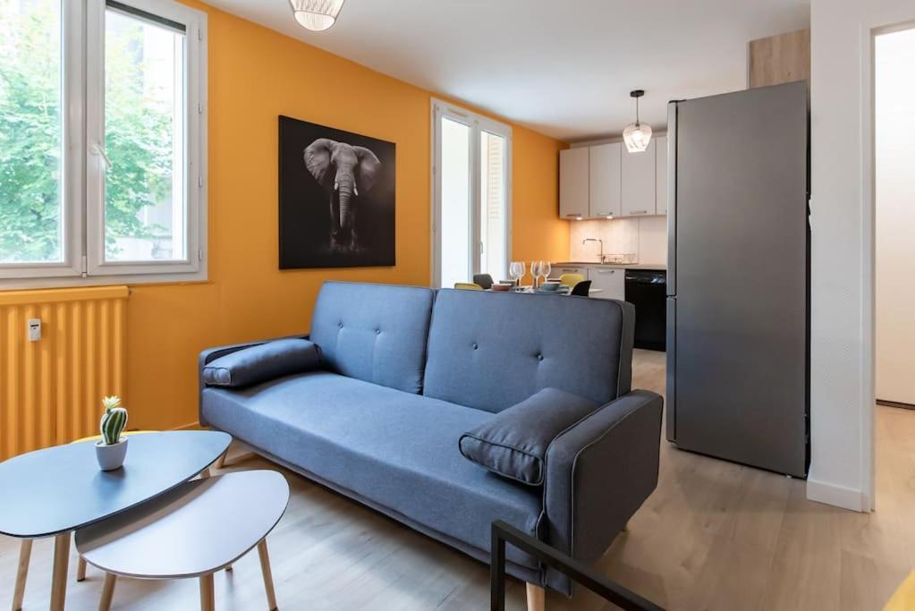 Appartement Renove Pour 6 Avec Parking 维勒班 外观 照片