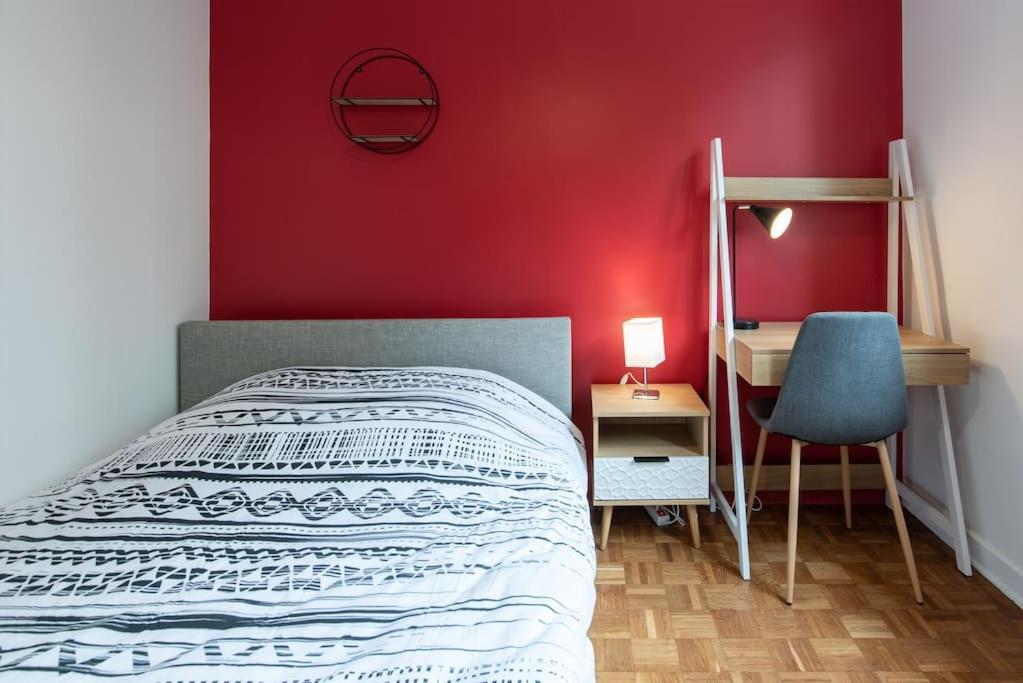 Appartement Renove Pour 6 Avec Parking 维勒班 外观 照片